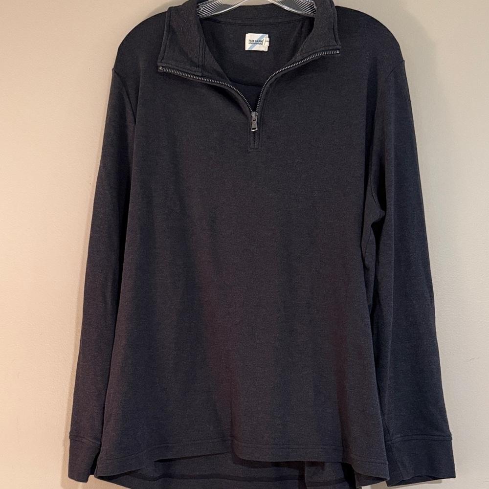 Fair Harbor Gray Quarter Zip